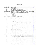 Thiết kế mạng giám sát và điều khiển MC68HC11 dùng RS 485