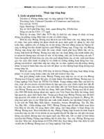 Tổng quan về phòng thương mại và công nghiệp Việt Nam