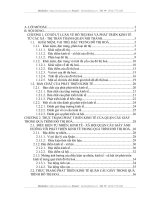 Một số giải pháp chủ yếu đẩy mạnh phát triển kinh tế quận Cầu Giấy từ các xã - thị trấn trong quá trình đô thị hoá