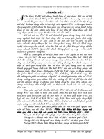Phân tích thống kê thực trạng và hiệu quả đầu tư trực tiếp nước ngoài tại VN 1988-2000