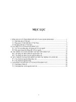 DÂN SỐ VÀ TÀI NGUYÊN SINH VẬT