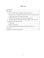 phá sản doanh nghiệp và phân tích hướng giải quyết theo pháp luật hiện hành