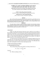 nghiên cứu chế tạo bộ đo Moomen xoắn dùng cảm biến dạng kết hợp trục xoắn