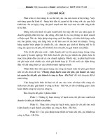 Phương pháp hạch toán chi phí, giá thành và công tác quản lý chi phí, giá thành ở Công ty Rươu Hà Nội