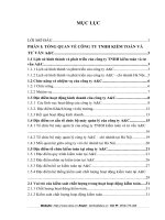 Hoàn thiện kiểm soát chất lượng kiểm toán trong kiểm toán báo cáo tài chính do công ty TNHH kiểm toán và tư vấn A&C thực hiện