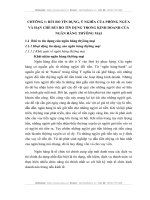 RỦI RO TÍN DỤNG, Ý NGHĨA CỦA PHÒNG NGỪA VÀ HẠN CHẾ RỦI RO TÍN DỤNG TRONG KINH DOANH CỦA NGÂN HÀNG THÝÕNG MẠI