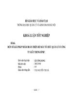 Một số giải pháp nhằm hoàn thiện bộ máy tổ chức quản lý ở công ty Giầy thượng đình