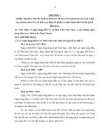 thực trạng hoạt động dịch vụ ngân hàng đầu tư và phát triển Việt Nam chi nhánh Ninh Thuận