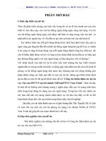 Công tác thẩm định các dự án vay vốn của DNVVN tại chi nhánh NHNo&PTNT Tam Trinh