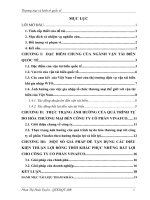 THỰC TRẠNG ẢNH HƯỞNG CỦA QUÁ TRÌNH TỰ DO HÓA THƯƠNG MẠI ĐẾN CÔNG TY CỔ PHẦN VINAFCO