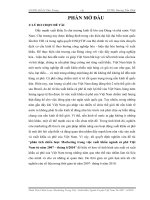 Phân tích chiến lược Marketing trong việc xuất khẩu ngành cà phê Việt Nam từ năm 2007 – tháng 6/2010