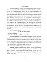 “Tìm hiểu về thực trạng giải quyết tranh chấp trong lĩnh vực chứng khoán và đưa ra ý kiến pháp lý để hạn chế và giải quyết tốt các tranh chấp