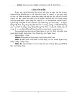 Qúa trình hình thành và phát triển của chi nhánh ngân hàng công thương Chương Dương