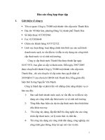 Báo cáo tổng hợp thực tập Công ty TNHH một thành viên cấp nước Thanh Hóa