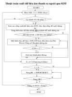 Thuật toán xuất dữ liệu âm thanh ra ngoài qua 8255