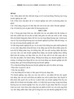 Đề bài môn kih tế thương mại