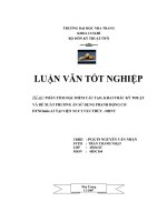 phân tích đặc điểm cấu tạo, khai thác kỹ thuật và đề xuất phương án sử dụng phanh động cơ DYNOmite 13