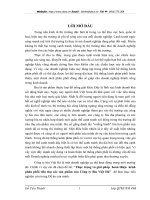 Thực trạng và giải pháp  hoàn thiện  kênh phân phối tiêu thụ các sản phẩm của Công ty Bia Việt Hà