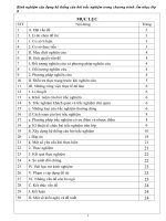 Sử dụng một số thí nghiệm thay thế trong dạy học Hóa Học THCS