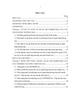 Quản trị marketing các NHTMQD tại nước CHDCND Lào