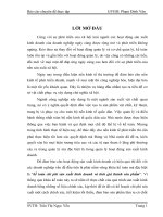 Kế toán chi phí sản xuất kinh doanh và tính giá thành sản phẩm