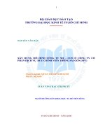 507 Xây dựng mô hình Công ty mẹ - con ở Công ty Cổ phần Dịch vụ Bưu chính Viễn thông Sài Gòn (SPT)