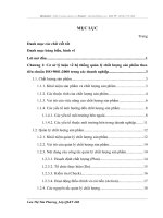 Hoàn thiện hệ thống quản lý chất lượng sản phẩm theo tiêu chuẩn ISO 9000:2000 tại Công ty Cổ phần đầu tư và xây dựng HUD1