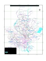 bản đồ vị trí lấy mẫu nước công trình thủy lợi