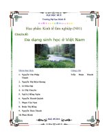 Đa dạng sinh học ở Việt Nam