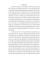 317 Thực trạng & Một số giải pháp hoàn thiện chính sách Marketing mix ở Công ty Dịch vụ - Thương mại số 1