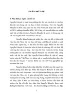 Giá trị nhân bản trong thơ chữ Hán của Nguyễn Khuyến.