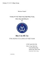 ỨNG DỤNG CỦA LINUX Ở VIỆT NAM