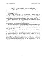 CÔNG NGHỆ SẢN XUẤT PECTIN