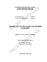 nghiên cứu và xây dựng thử nghiệm 3G Engine