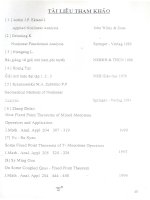 Nghiệm Dương của một số lớp  phương trình Toán tử 8