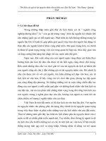 Một số định hướng và giải pháp nhằm khai thác có hiệu quả tài nguyên du lịch nhân văn tại đảo Hà Nam trong phát triển du lịch.