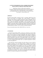 a study on epoxidised natural rubber