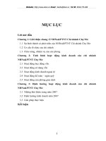 Định hướng hoạt động kinh doanh của chi nhánh NHNo&PTNT Chợ Mơ