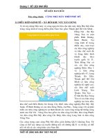 số liệu ban đầu cảng nhà máy thép Phú Mỹ