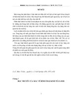 Học thuyết của Mác về hình thái kinh tế - xã hội