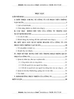 CÁC ĐẶC  ĐIỂM CHỦ YẾU CỦA CÔNG TY TRONG SẢN XUẤT KINH DOANH