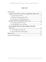 CÔNG NGHIỆP PHỤ TRỢ