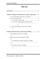 “Một số giải pháp phát triển các dịch vụ ngân hàng tại VPBank