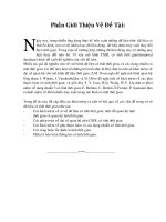 giới thiệu lý thuyết cơ bản trong lý thuyết CSDL