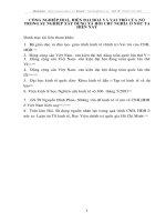 Công nghiệp hóa, hiện đại hóa và vai trò của nó trong sự nghiệp xây dựng xã hội chủ nghĩa ở nước ta hiện nay