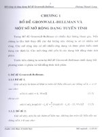 Mở rộng và ứng dụng bổ đề Gronwall -BellMan 6