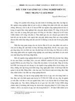 đầu tư FDI vào lĩnh vực  công nghệ điện tử, thực trạng và giải pháp