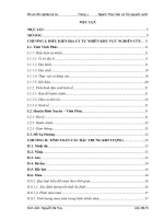 Tính toán Thủy văn và Điều tiết hồ chứa Xạ Hương – huyện Bình Xuyên – tỉnh Vĩnh Phúc