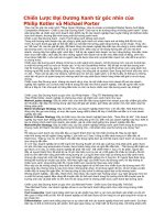 Chiến Lược Đại Dương Xanh từ góc nhìn của Philip Kotler và Michael Porter