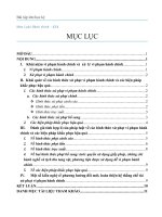 Một số kiến nghị về phương hướng đổi mới, hoàn thiện hệ thống chế tài xử phạt vi phạm hành chính